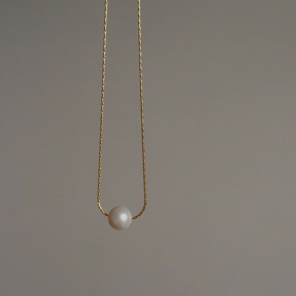 NEW 18K Gold Plated Fresh Water Pearl Necklace - Picture 3 of 8